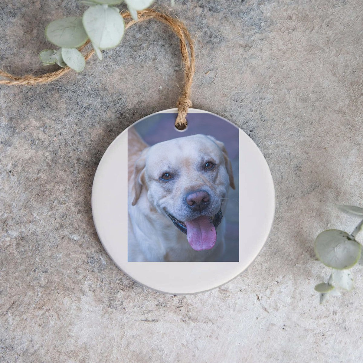 In Loving Memory Dog Photo Ornament