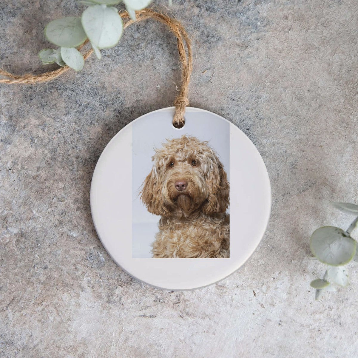 Three Personalised Photo Ornaments