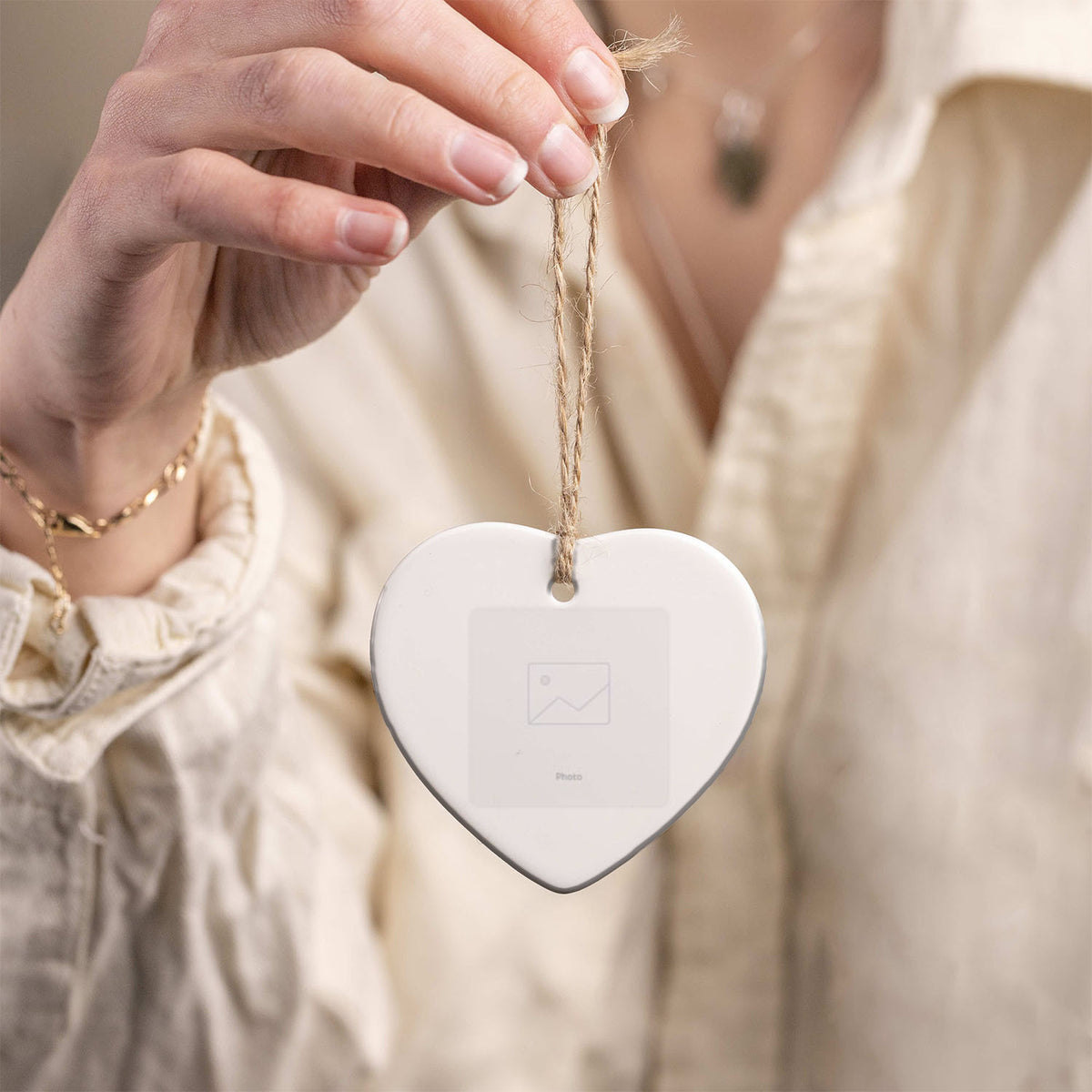 In Loving Memory Dog Photo Ornament